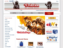 Tablet Screenshot of evolutiontoys.com.ar